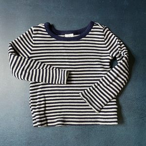 Gap Long Sleeve Waffle knit shirt 18-24mo